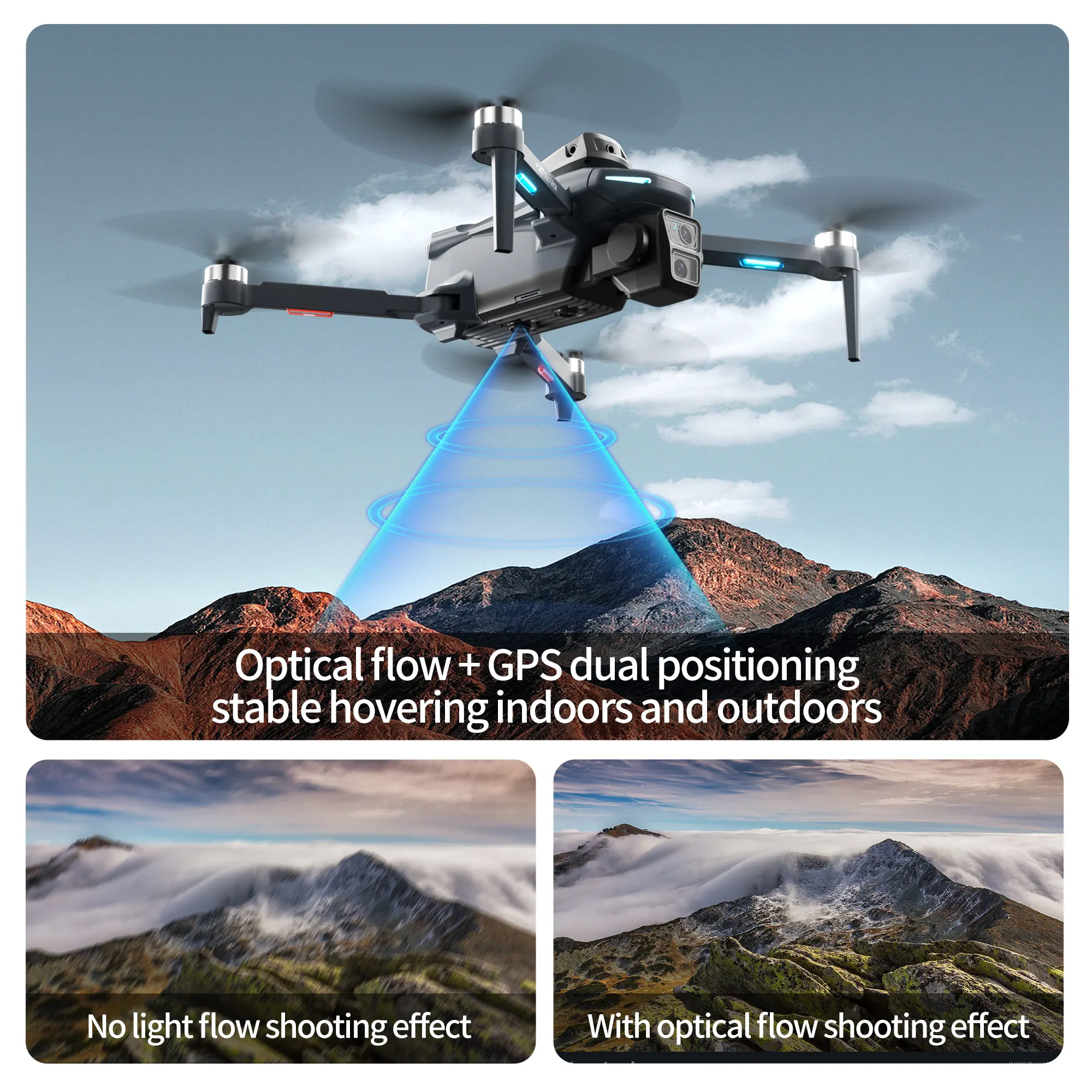 オリジナルXT606ドローン プロフェッショナル 8K HD - Drone Ae Rc のレビューと価格