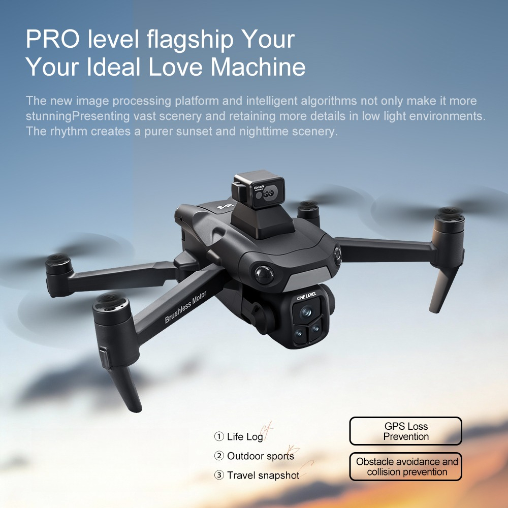 オリジナルA1R3S GPS折りたたみ式ドローン、大型スクリ - Drone Ae Rc のレビューと価格